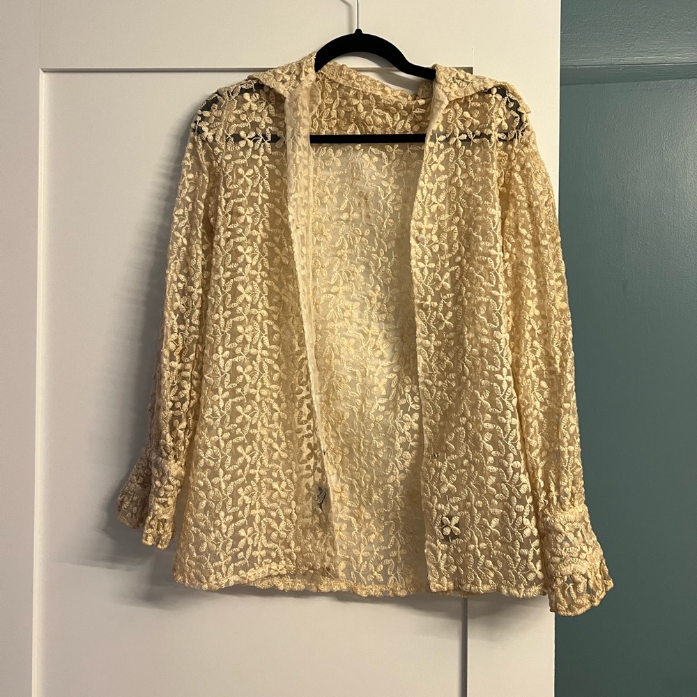 Vintage Lace Blouse - amazing condition